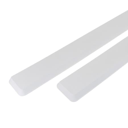 Seadek Cockpit Coaming Bolster Set 2 - 4in x 39in 20mm Thick - White w/Brushed Texture 53582-81235
